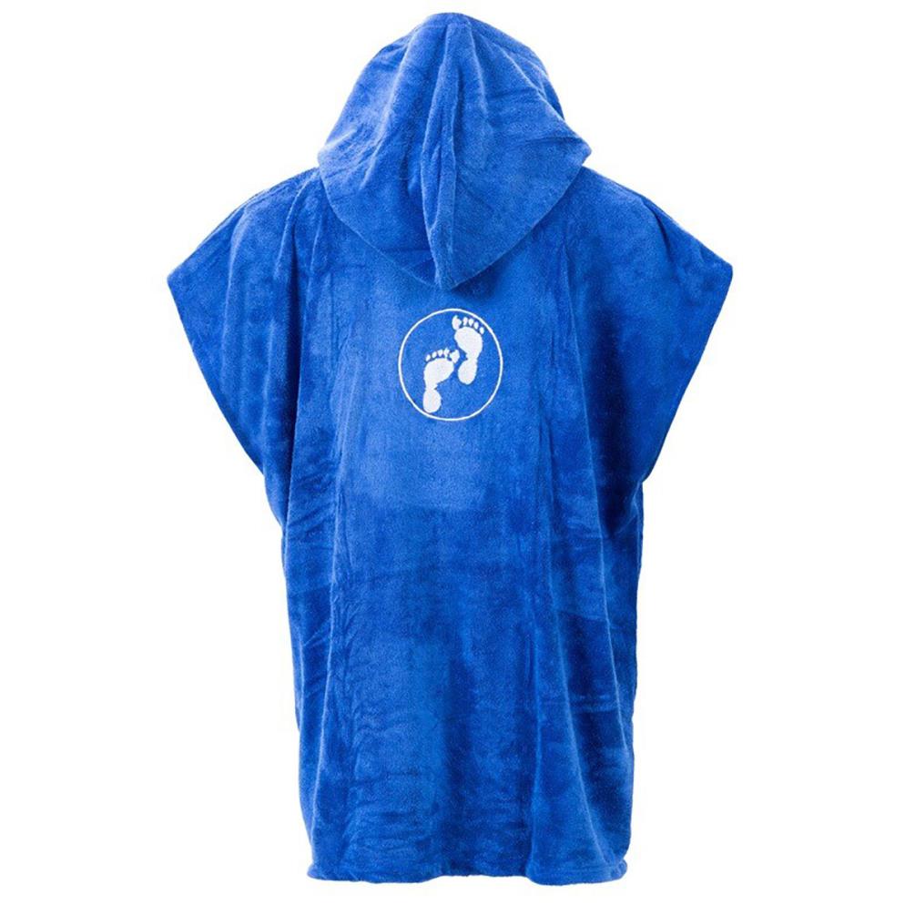 Two Bare Feet Kids Towelling Changing Robe - Blue Extra Image 1